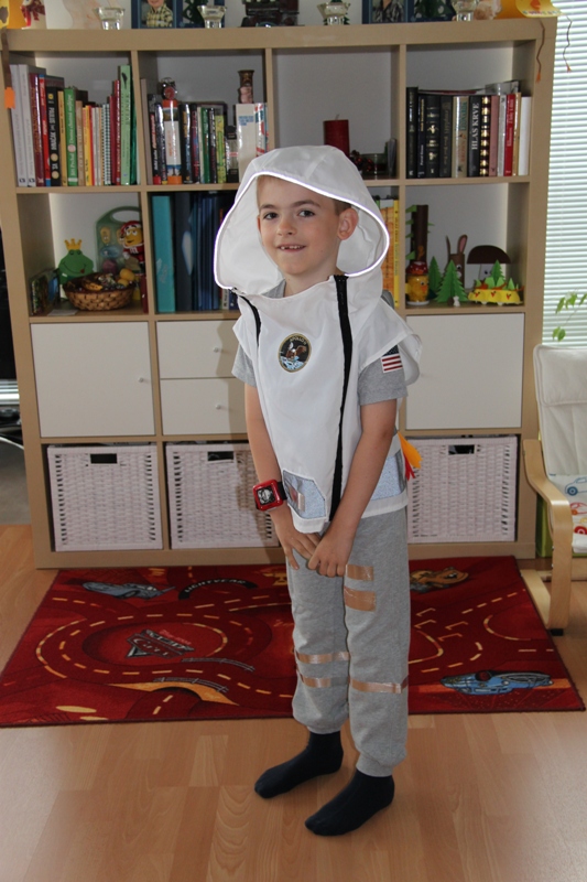 Kostým astronauta do školky.